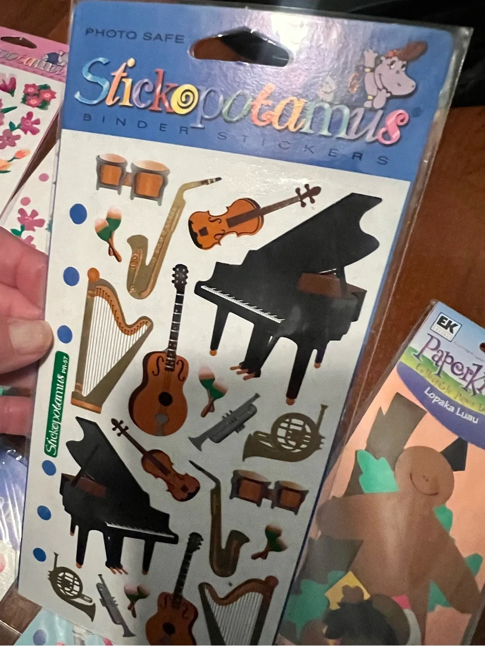 Scrapbook Bundle Stickopotamus and Paperikon Party Sticker Pack - Multicolor New